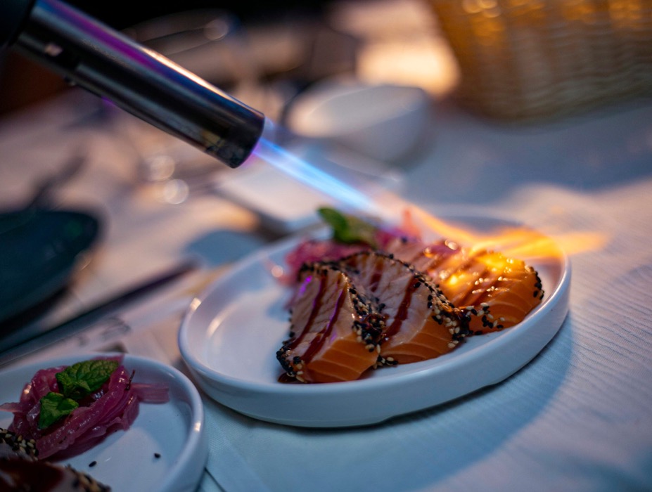 L'ambiente del ristorante